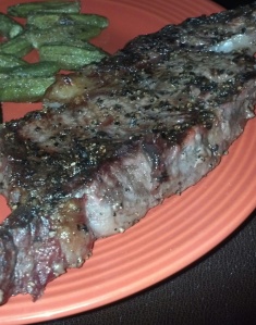 My husband Doug grills up the best steaks I have ever eaten! 